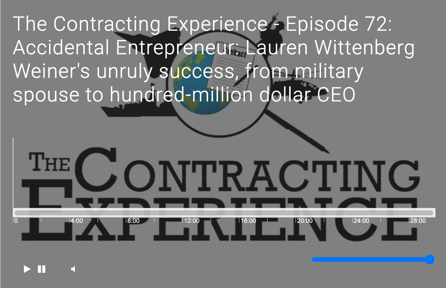 The Contracting Experience