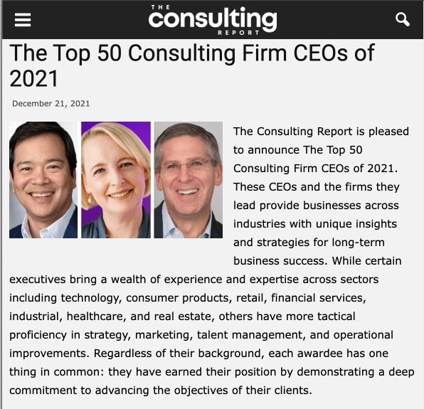 The Consulting Report