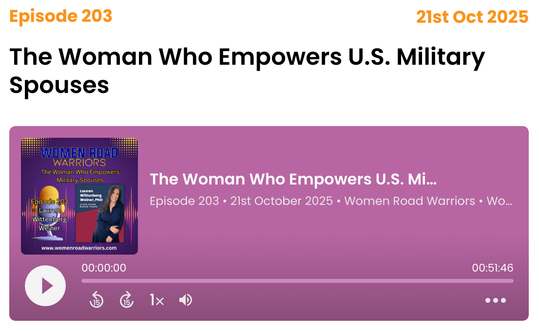 The Woman Who Empowers U.S. Military Spouses